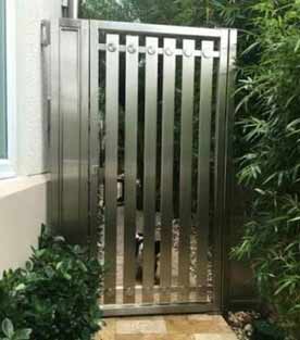 steel garden gates