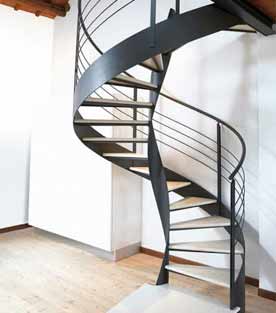 steel staircase